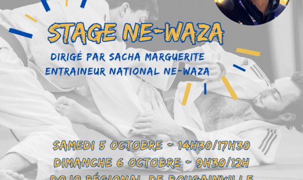 Stage ne-waza avec Sacha Marguerite !